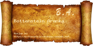Bottenstein Aranka névjegykártya
